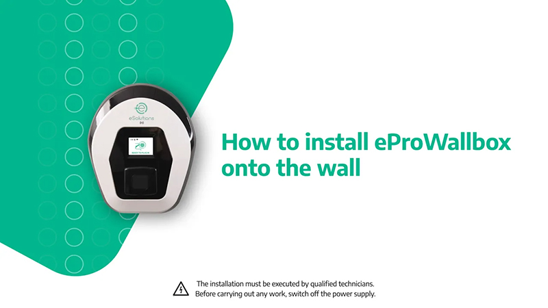 How to install eProWallbox onto the wall