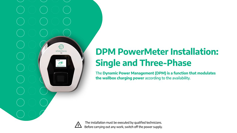 DPM PowerMeter installation single and three-phase